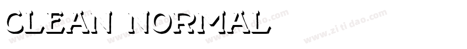 Clean Normal字体转换